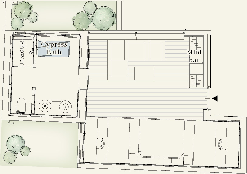 Courtyard View with Tatami Space