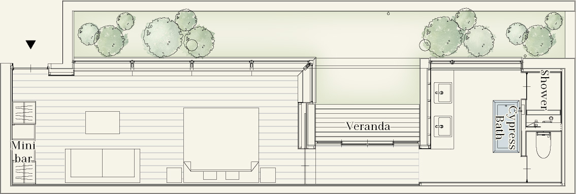 Courtyard View with Balcony